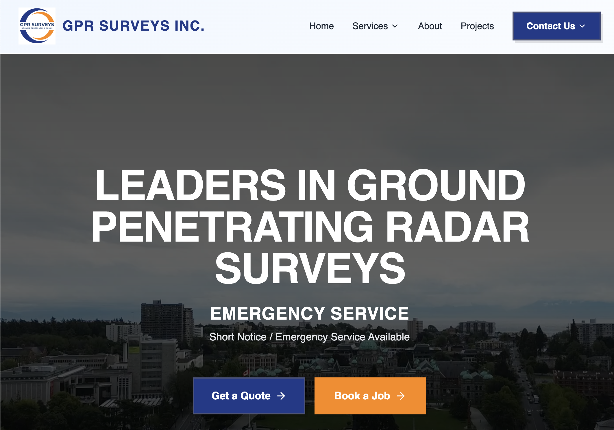 GPR Surveys Website