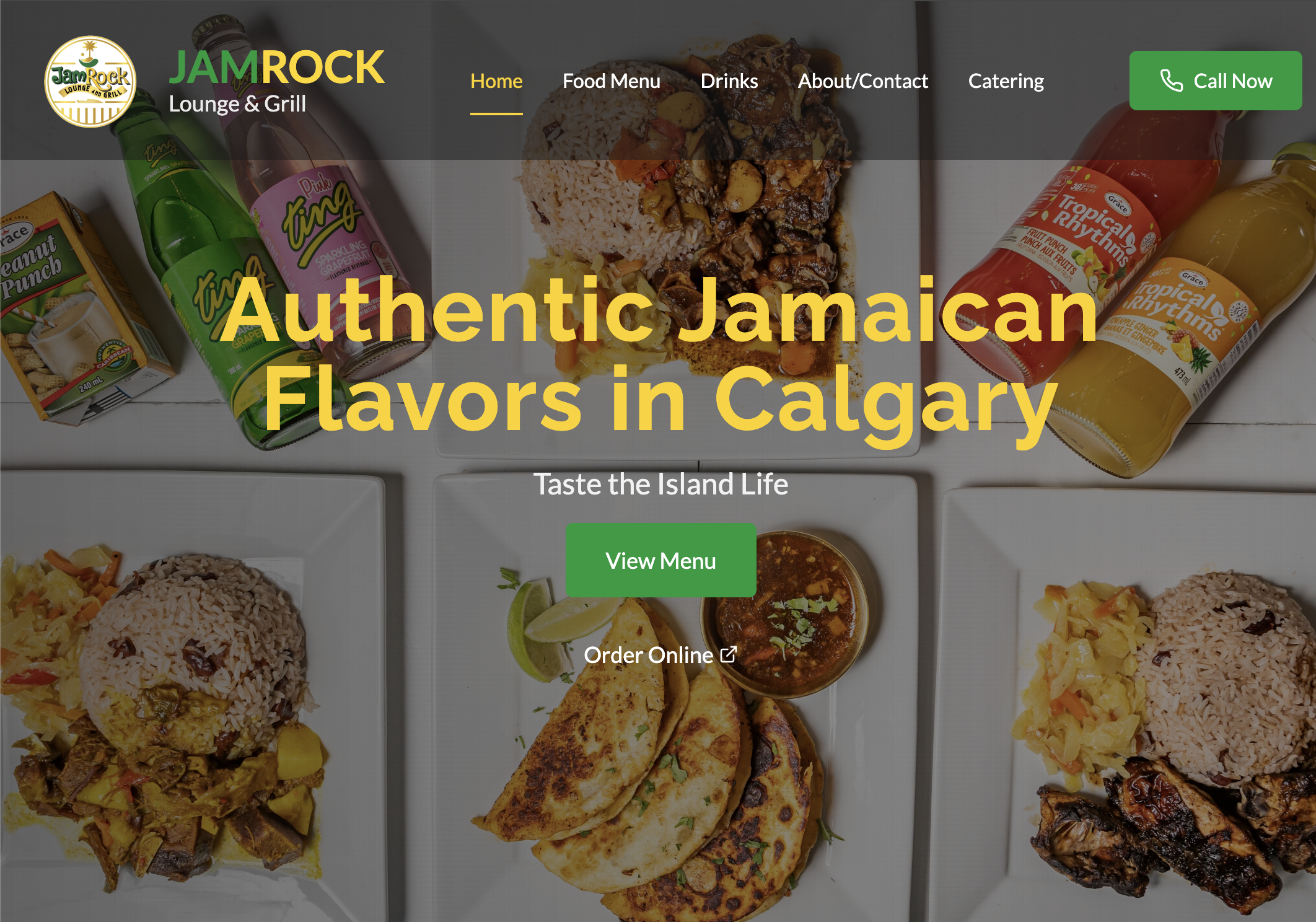 JamRock Lounge & Grill Website